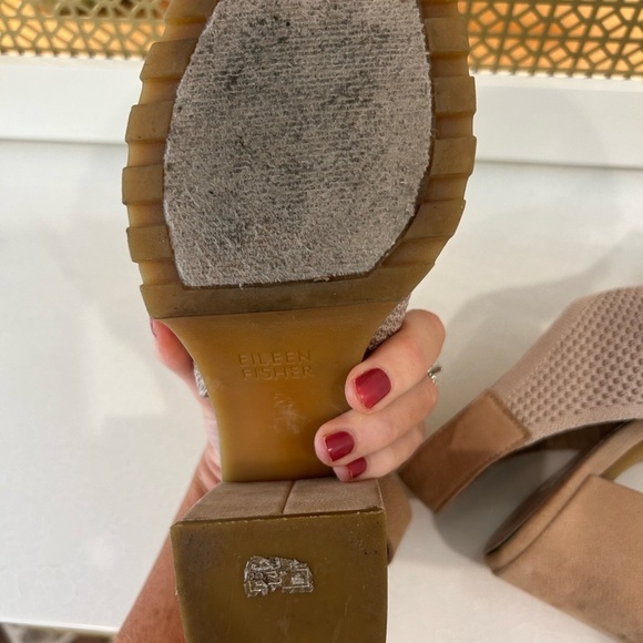 Eileen Fisher Cue Slingback Open-Toe Pumps size 5.5! - Picture 9 of 9